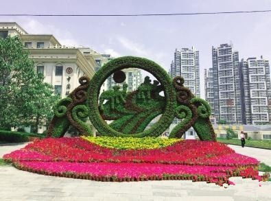 園林景觀五色草造型專業(yè)制作 成都五色草雕塑廠價(jià)直銷量大從優(yōu)